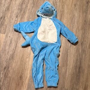 Blue and White Kids' Shark Outfit
